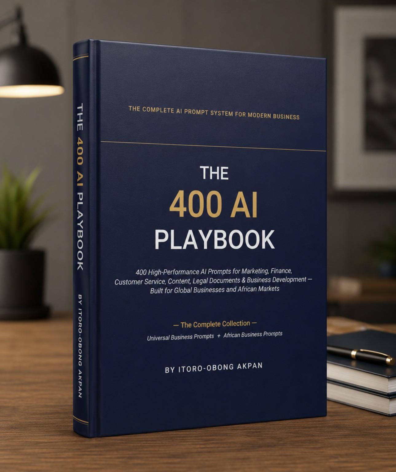 The 400 AI Playbook book mockup